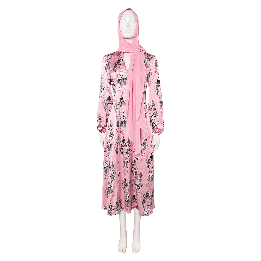The White Lotus Season 3 Tanya McQuoid Women Pink Outfits Halloween Carnival Cosplay Costume