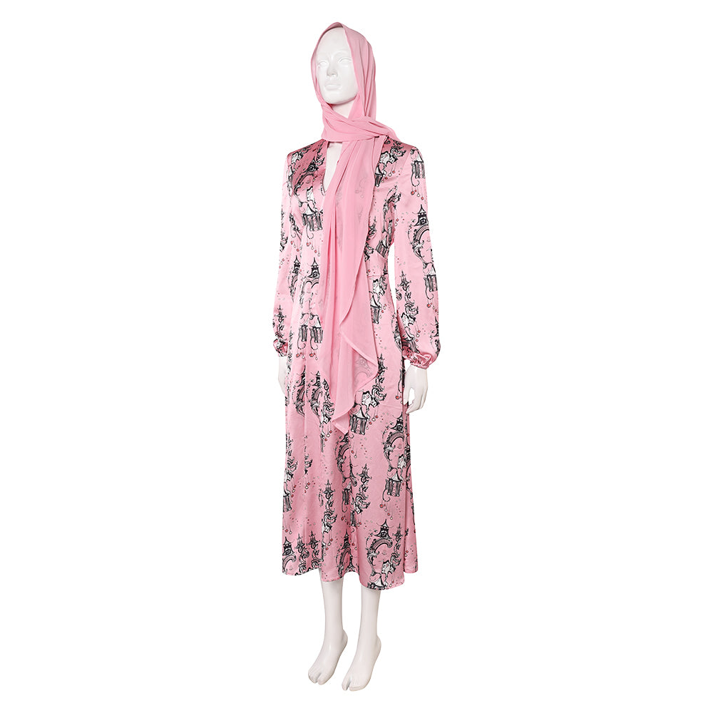 The White Lotus Season 3 Tanya McQuoid Women Pink Outfits Halloween Carnival Cosplay Costume