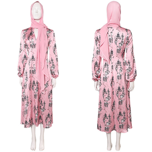 The White Lotus Season 3 Tanya McQuoid Women Pink Outfits Halloween Carnival Cosplay Costume