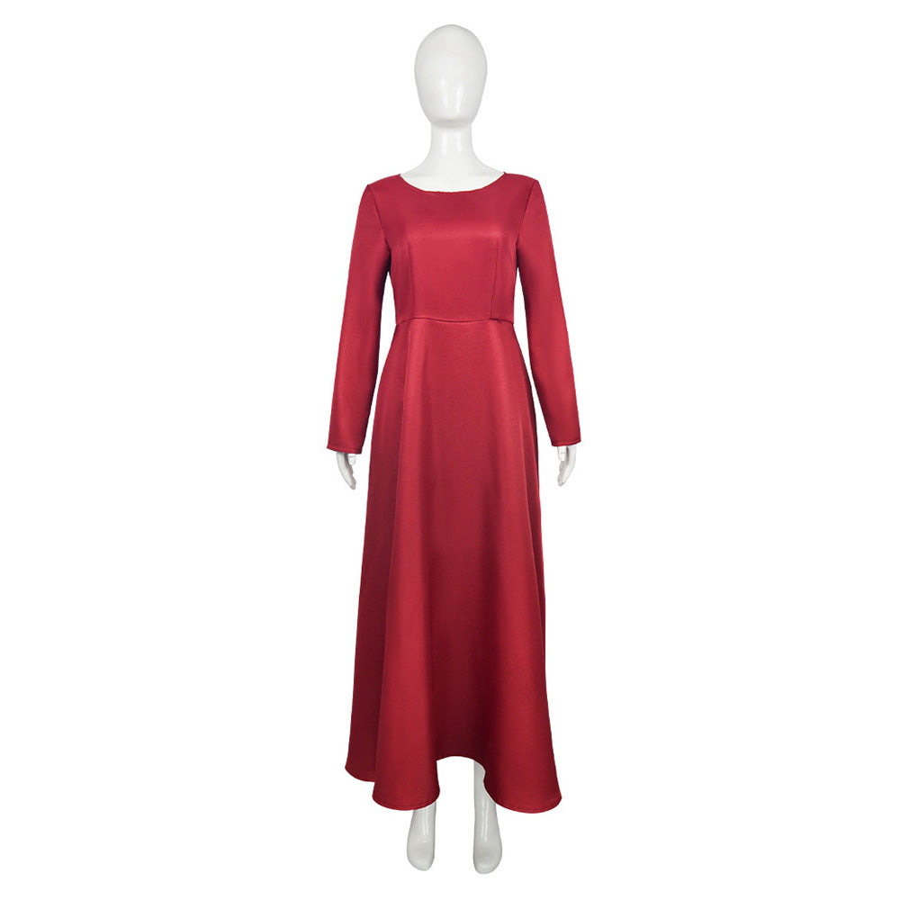 The Handmaid‘s Tale Offred Red Cloak Dress Hat Set Halloween Carnival Party Cosplay Costume
