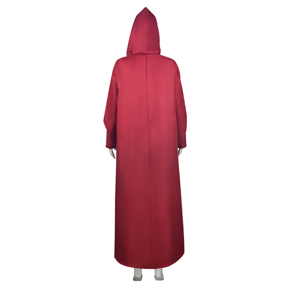 The Handmaid‘s Tale Offred Red Cloak Dress Hat Set Halloween Carnival Party Cosplay Costume