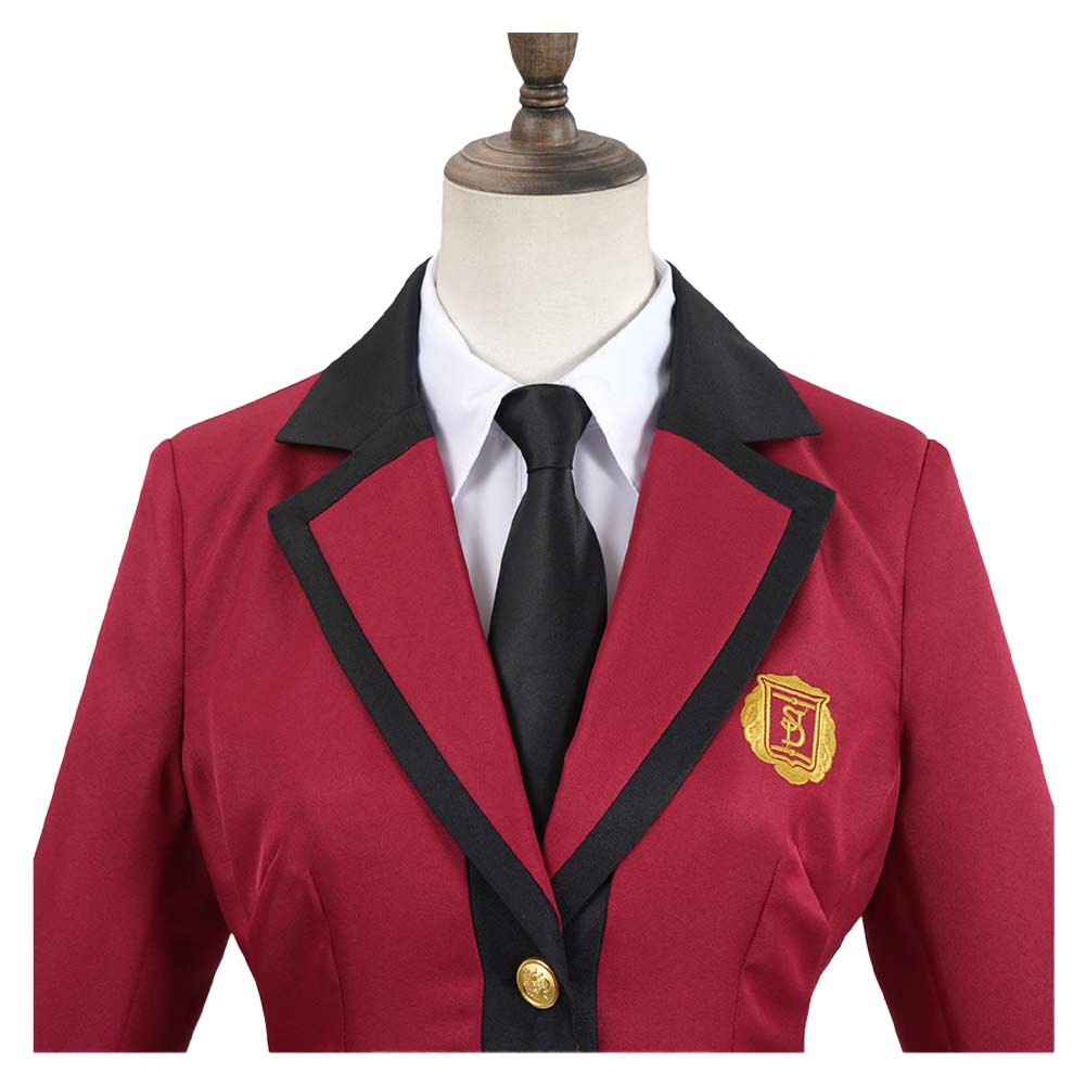 Bet (2025) Jabami Yumeko Women Red School Uniform Outfits Halloween Carnival Cosplay Costume
