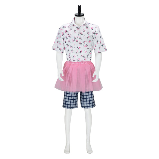 Ventura：Pet Detective Ace Ventura Shirt Dress Pants Set Outfits Halloween Carnival Cosplay Costume