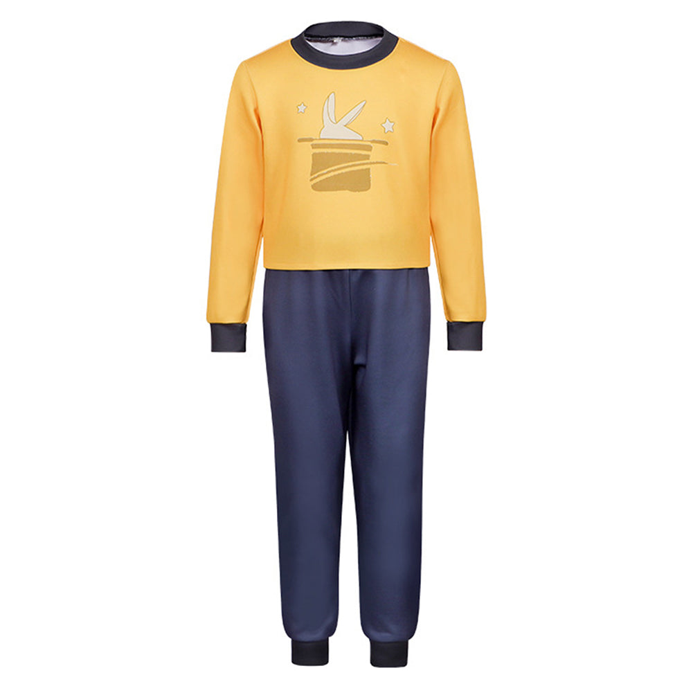 In Your Dreams Stevie Men Yellow Top Pants Set Halloween Carnival Party Cosplay Costume