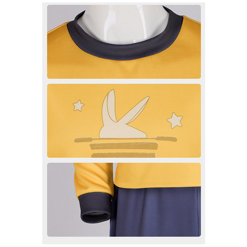 In Your Dreams Stevie Men Yellow Top Pants Set Halloween Carnival Party Cosplay Costume