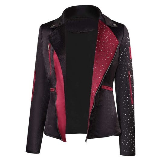 O'Dessa Odessa Black Jacket Outfits Halloween Carnival Cosplay Costume