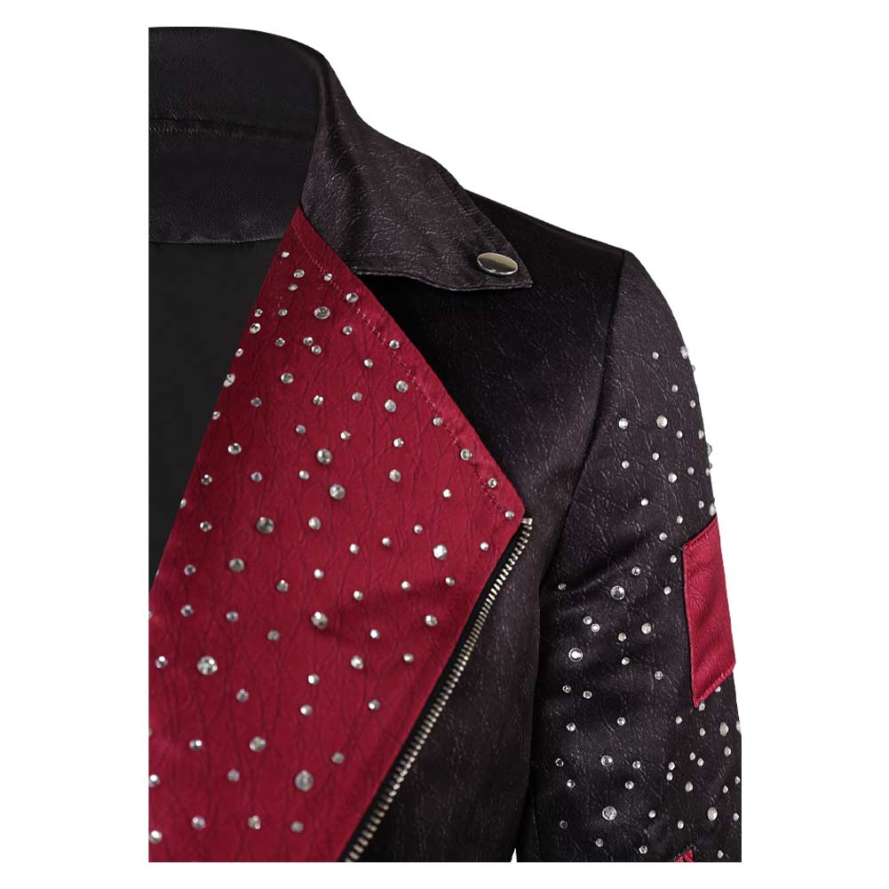 O'Dessa Odessa Black Jacket Outfits Halloween Carnival Cosplay Costume