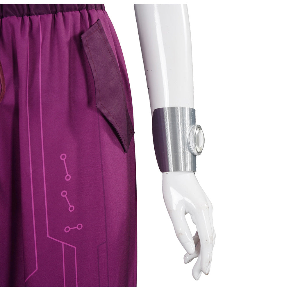 Zombies 4 Addison Purple Top Pants Set Outfits Halloween Carnival Party Cosplay Costume