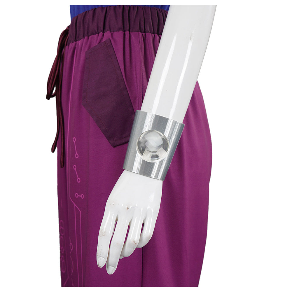 Zombies 4 Addison Purple Top Pants Set Outfits Halloween Carnival Party Cosplay Costume