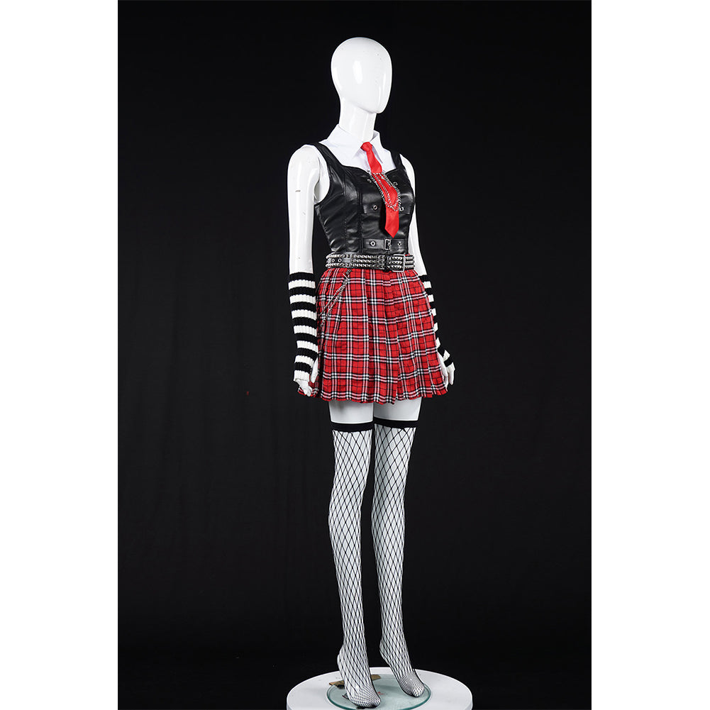 Death Note Misa Amane Skirt Top Goth Outfits Halloween Carnival Party Cosplay Costume