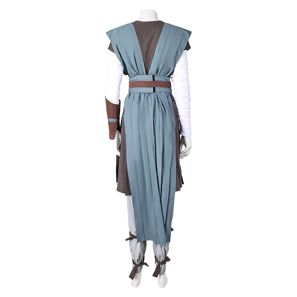 Rey Grey Robe Outfits Halloween Carnival Cosplay Costume