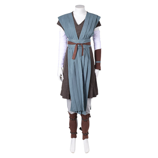 Rey Grey Robe Outfits Halloween Carnival Cosplay Costume