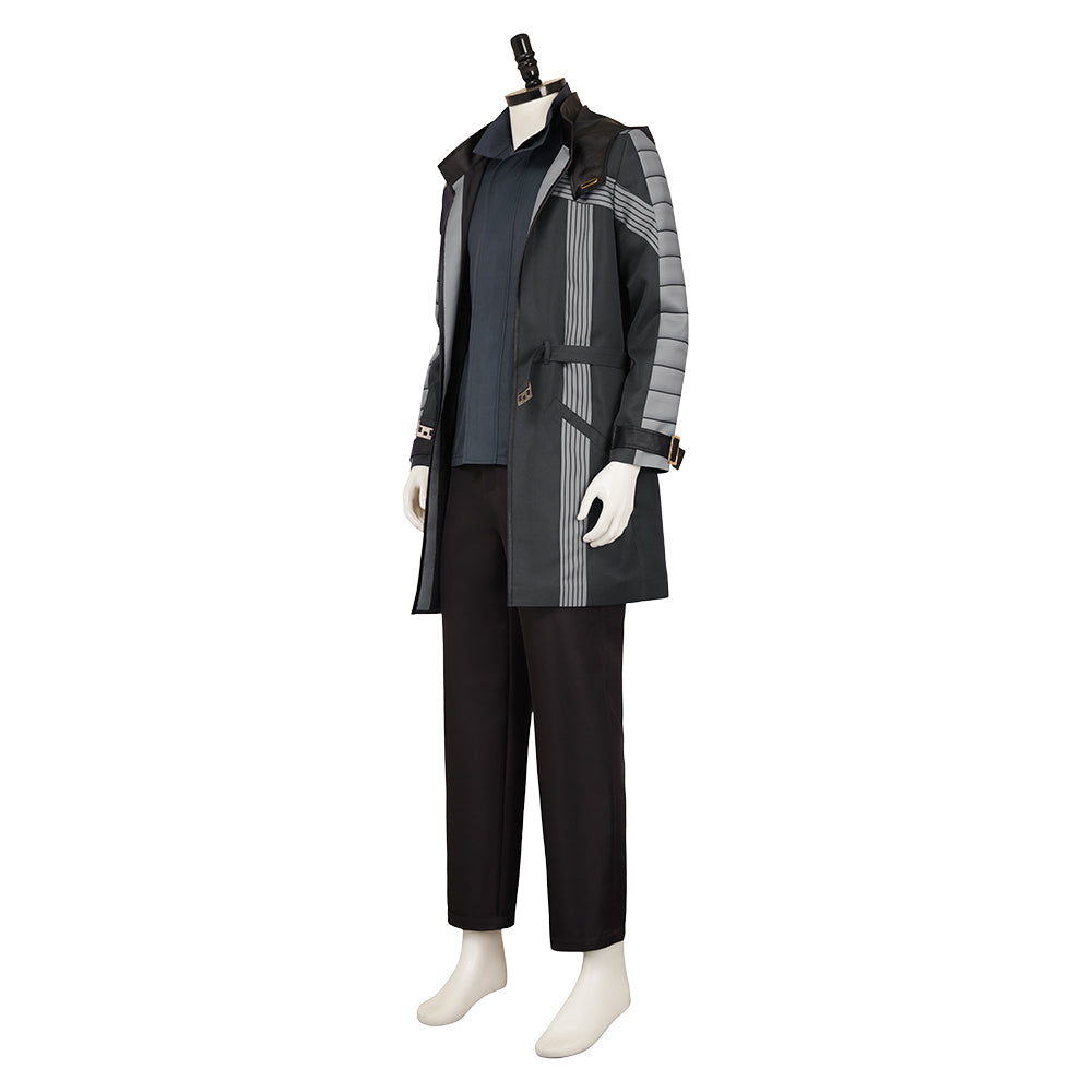 Andor Season 2 Cassian Andor Grey Coat Set Outfits Halloween Carnival Cosplay Costume