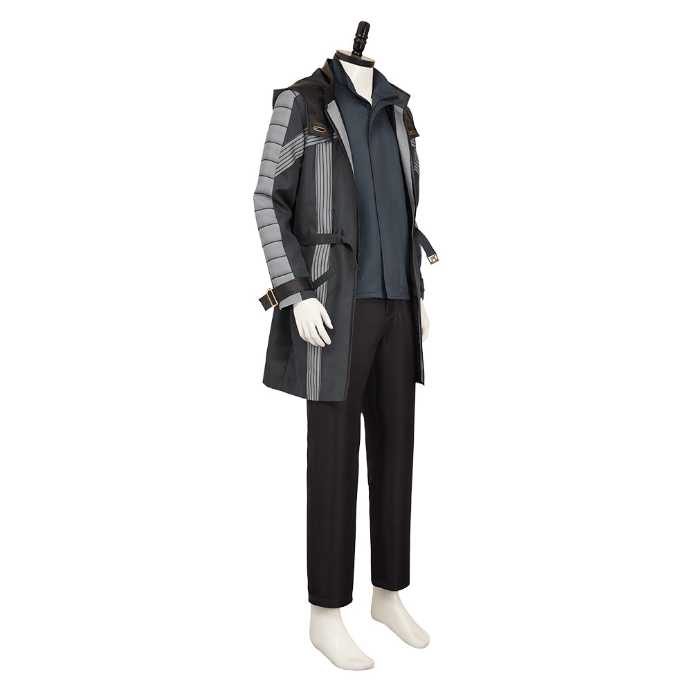 Andor Season 2 Cassian Andor Grey Coat Set Outfits Halloween Carnival Cosplay Costume