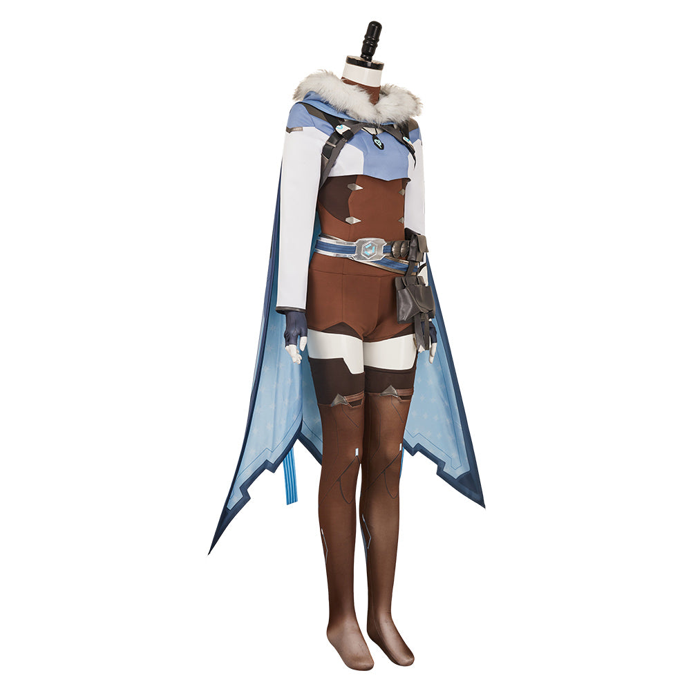 Overwatch Freja Women Fullset Outfits Halloween Carnival Party Cosplay Costume