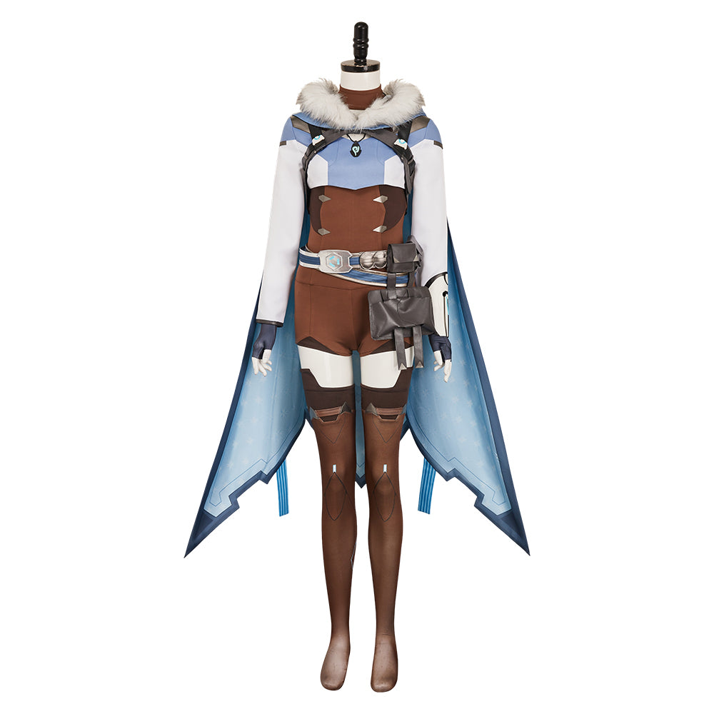 Overwatch Freja Women Fullset Outfits Halloween Carnival Party Cosplay Costume