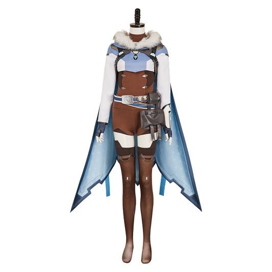 Overwatch Freja Women Fullset Outfits Halloween Carnival Party Cosplay Costume