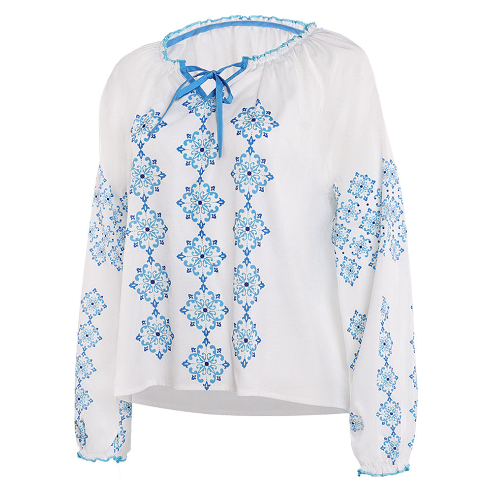 ABBA  Anni-Frid Synni Lyngstad 80s Retro Top Shirt Halloween Carnival Party Cosplay Costume