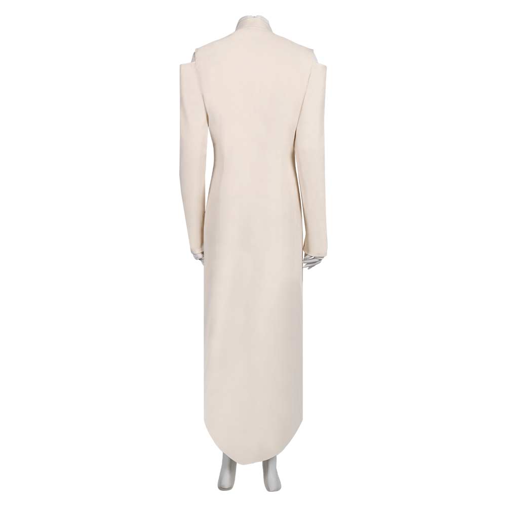 Andor Season 2 Mon Mothma Beige Formal Dress Outfits Halloween Carnival Cosplay Costume