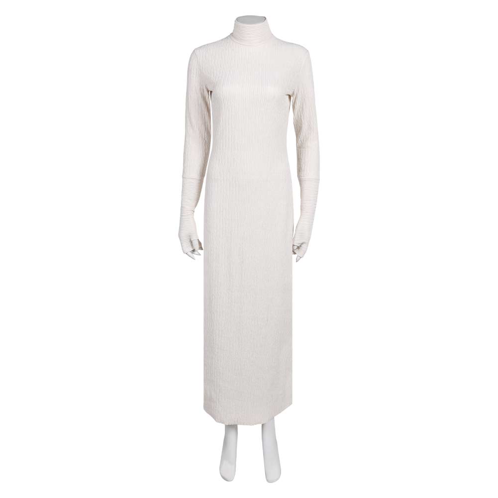 Andor Season 2 Mon Mothma Beige Formal Dress Outfits Halloween Carnival Cosplay Costume