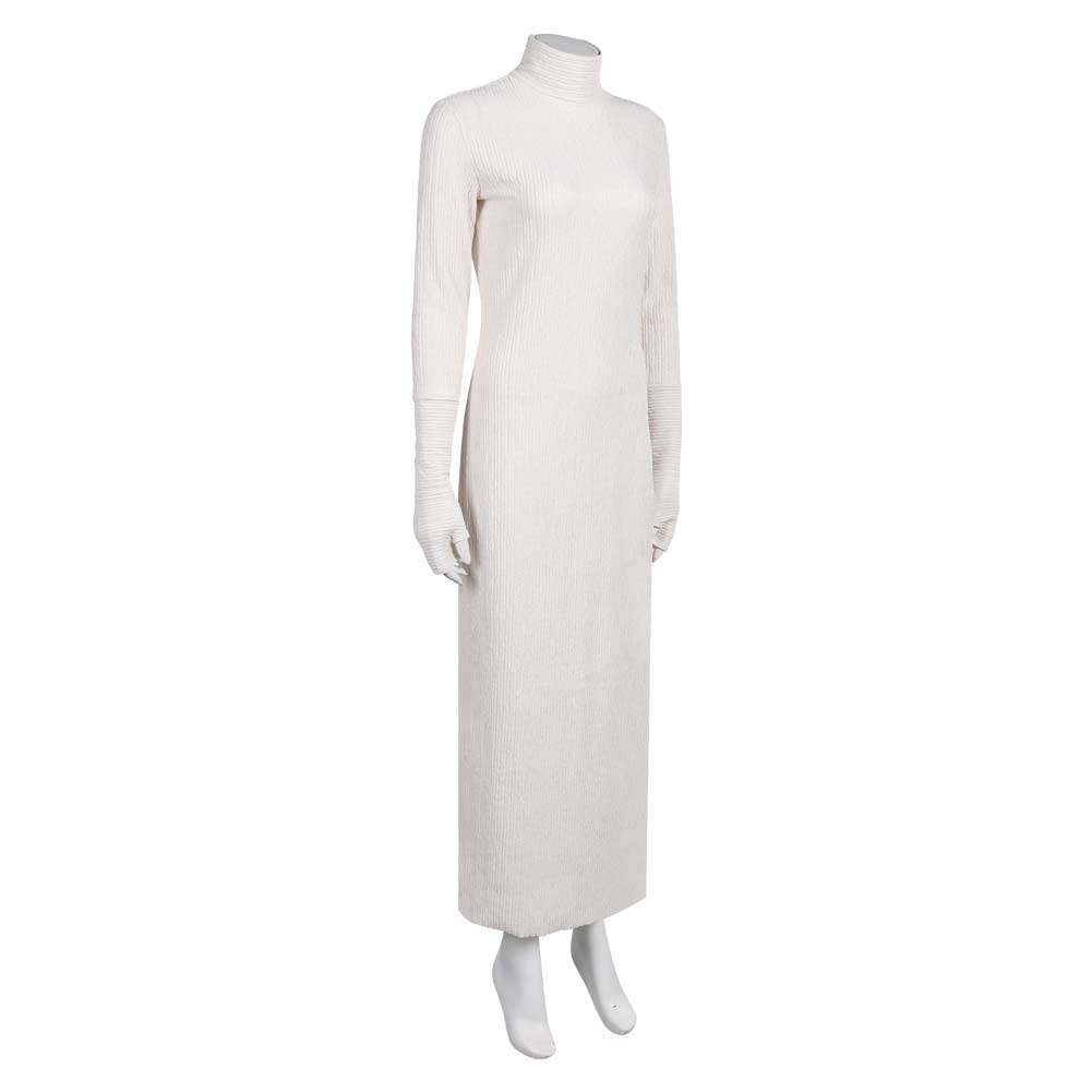 Andor Season 2 Mon Mothma Beige Formal Dress Outfits Halloween Carnival Cosplay Costume