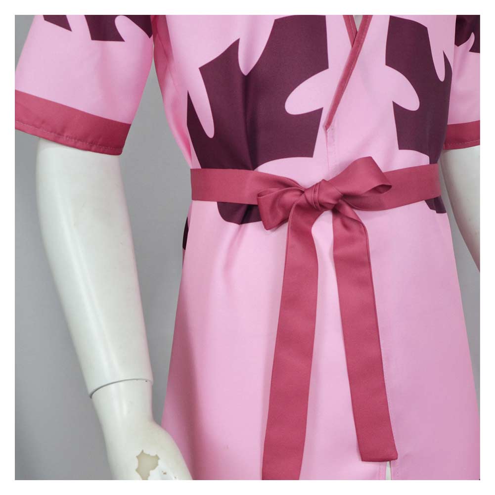 Helluva Boss Season 2 Stolas Pink Bathrobe Outfits Halloween Carnival Cosplay Costume