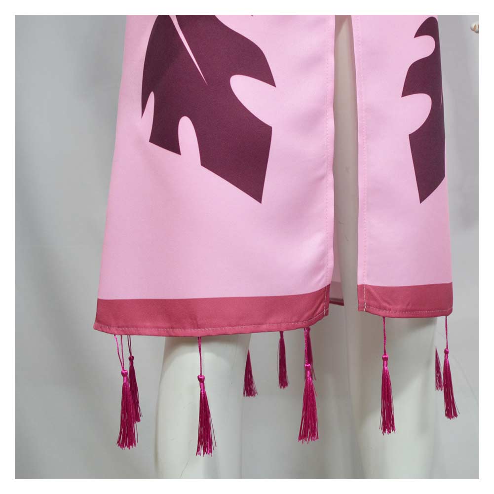 Helluva Boss Season 2 Stolas Pink Bathrobe Outfits Halloween Carnival Cosplay Costume