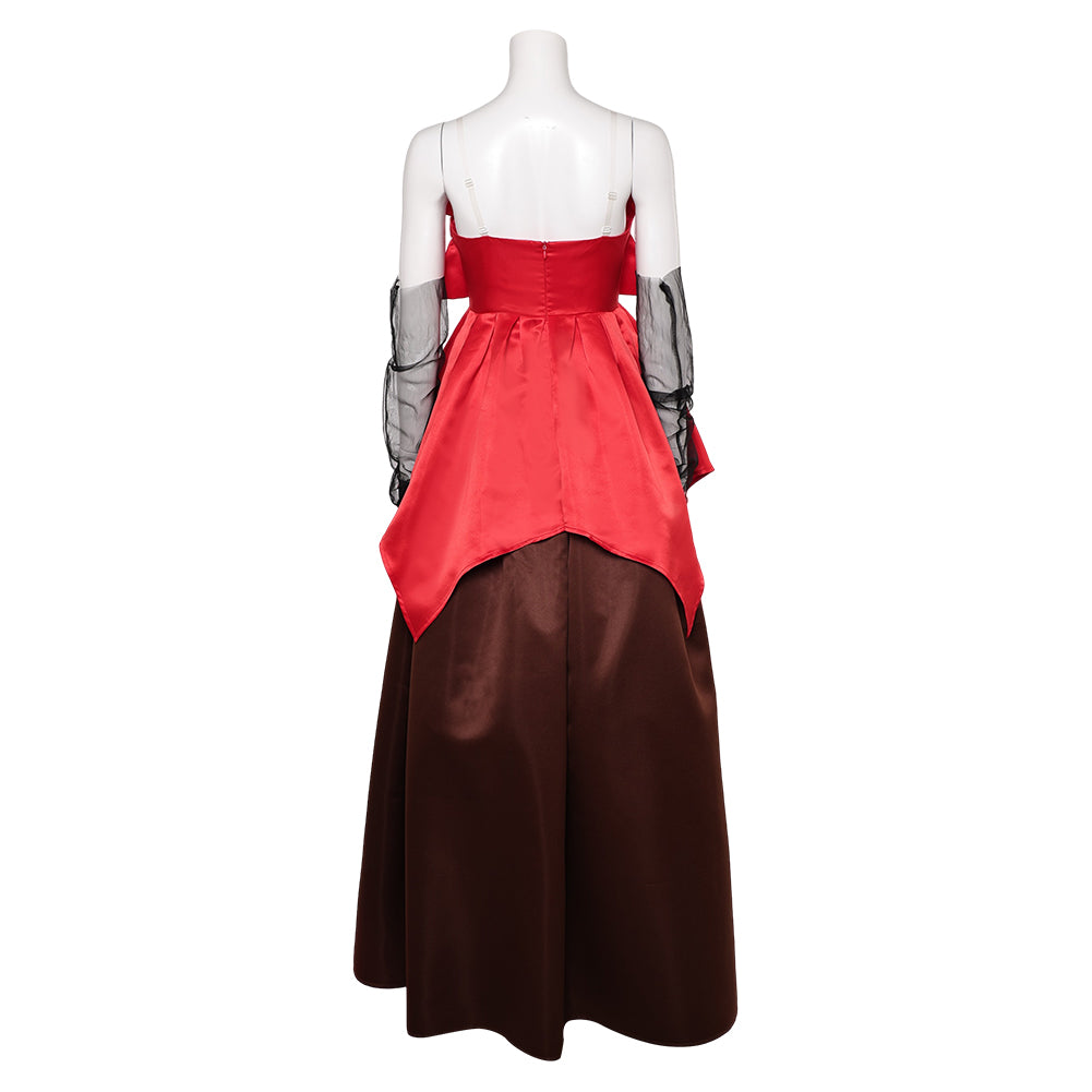 Freakier Friday Anna Coleman Red Gown Set Halloween Carnival Party Cosplay Costume