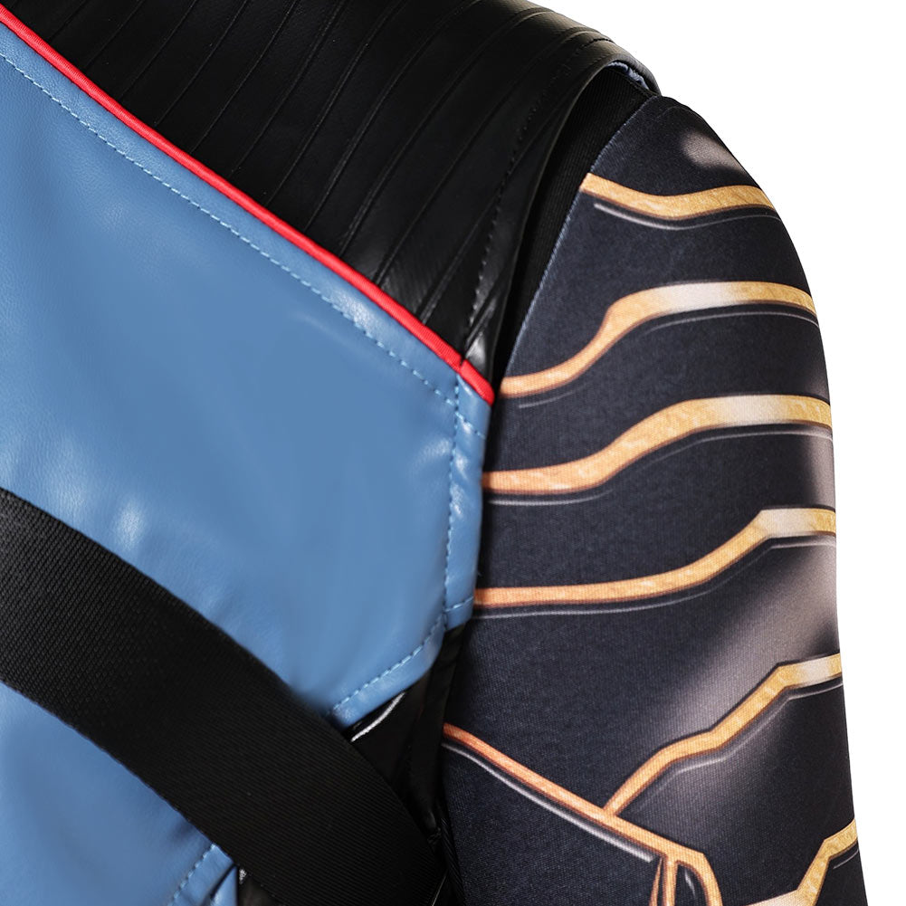 Thunderbolts(2025) Bucky Barnes Men Blue Outfits Halloween Carnival Cosplay Costume