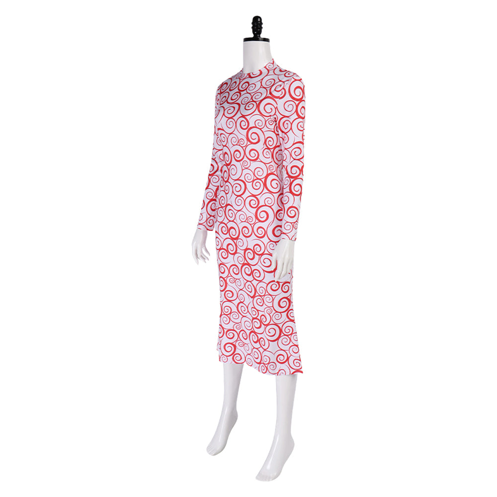 Mars Attacks Martian Girl Women Pink Dress Halloween Carnival Party Cosplay Costume