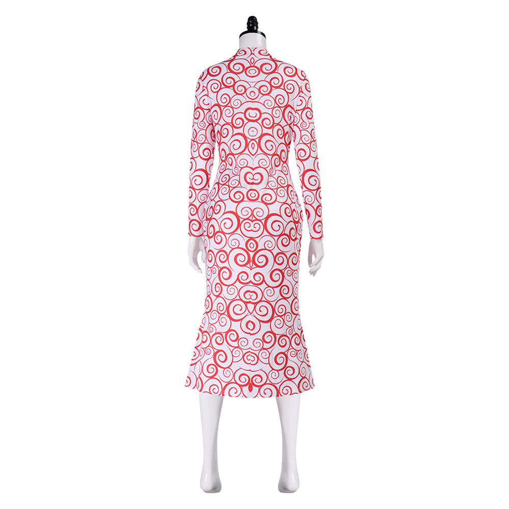 Mars Attacks Martian Girl Women Pink Dress Halloween Carnival Party Cosplay Costume