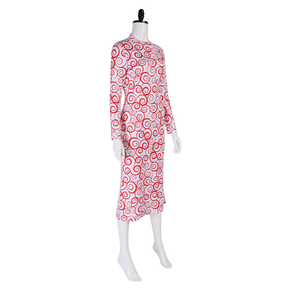 Mars Attacks Martian Girl Women Pink Dress Halloween Carnival Party Cosplay Costume