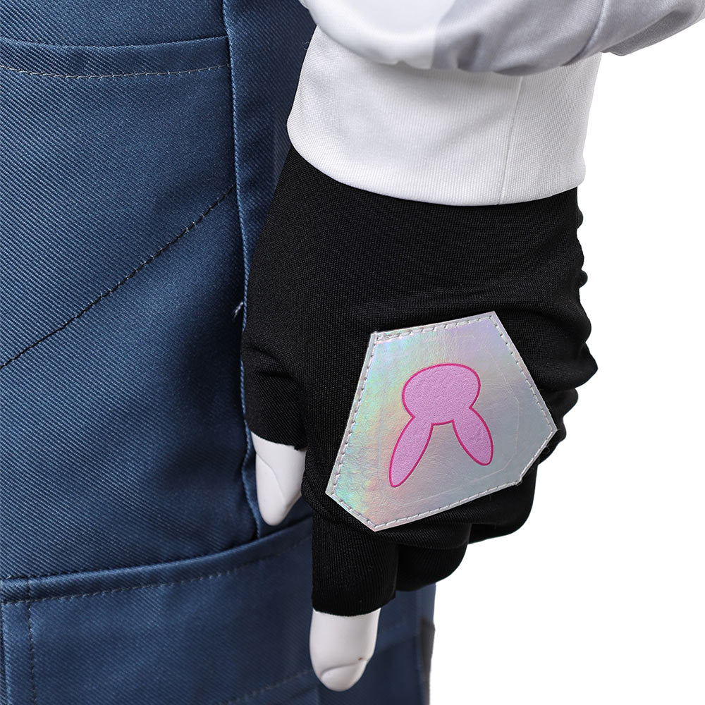 Overwatch D.Va LE SSERAFIM Women Blue Top Pants Outfits Halloween Carnival Cosplay Costume