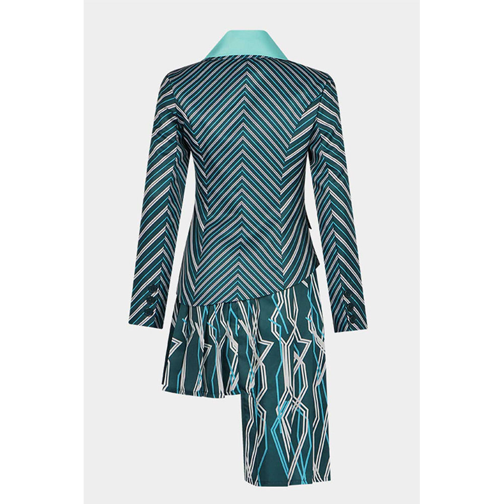 Wicked (2024) Elphaba Green Suit Outfits Halloween Carnival Cosplay Costume