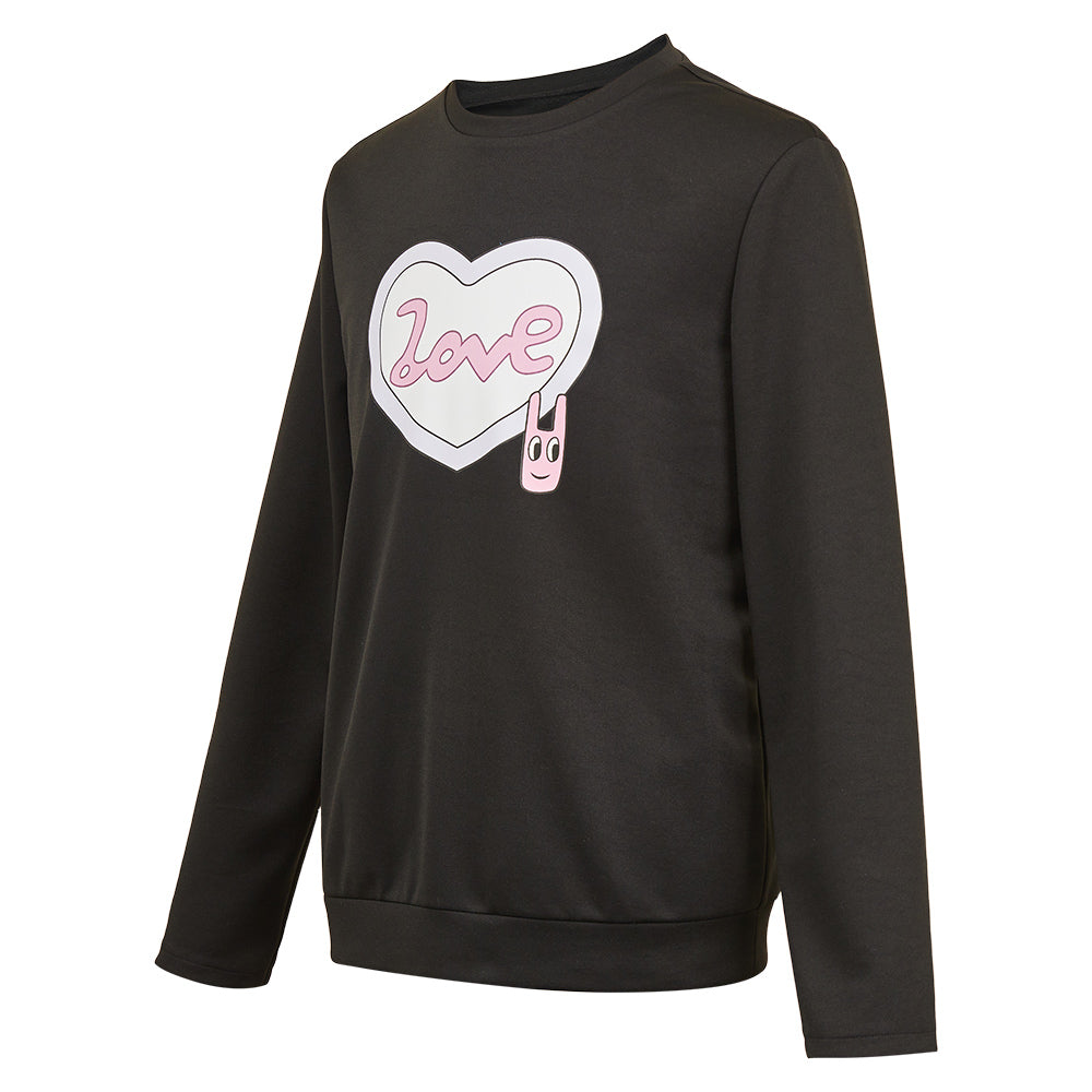 Takopi's Original Sin Kirarazaka Marina Black Sweatshirt Halloween Carnival Party Cosplay Costume