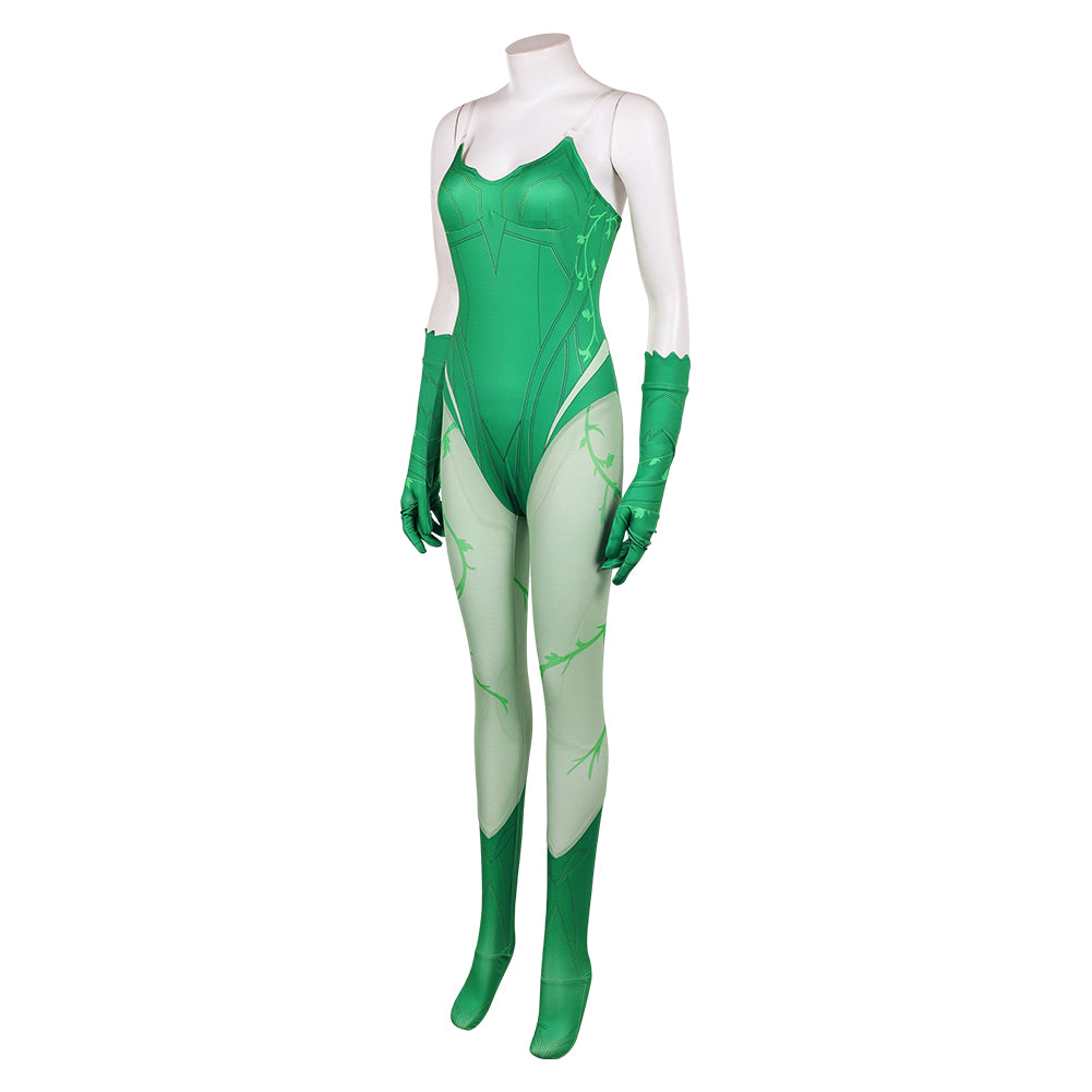 Dark Legion Poison Ivy Women Jumpsuit  Halloween Carnival Party Cosplay Costume