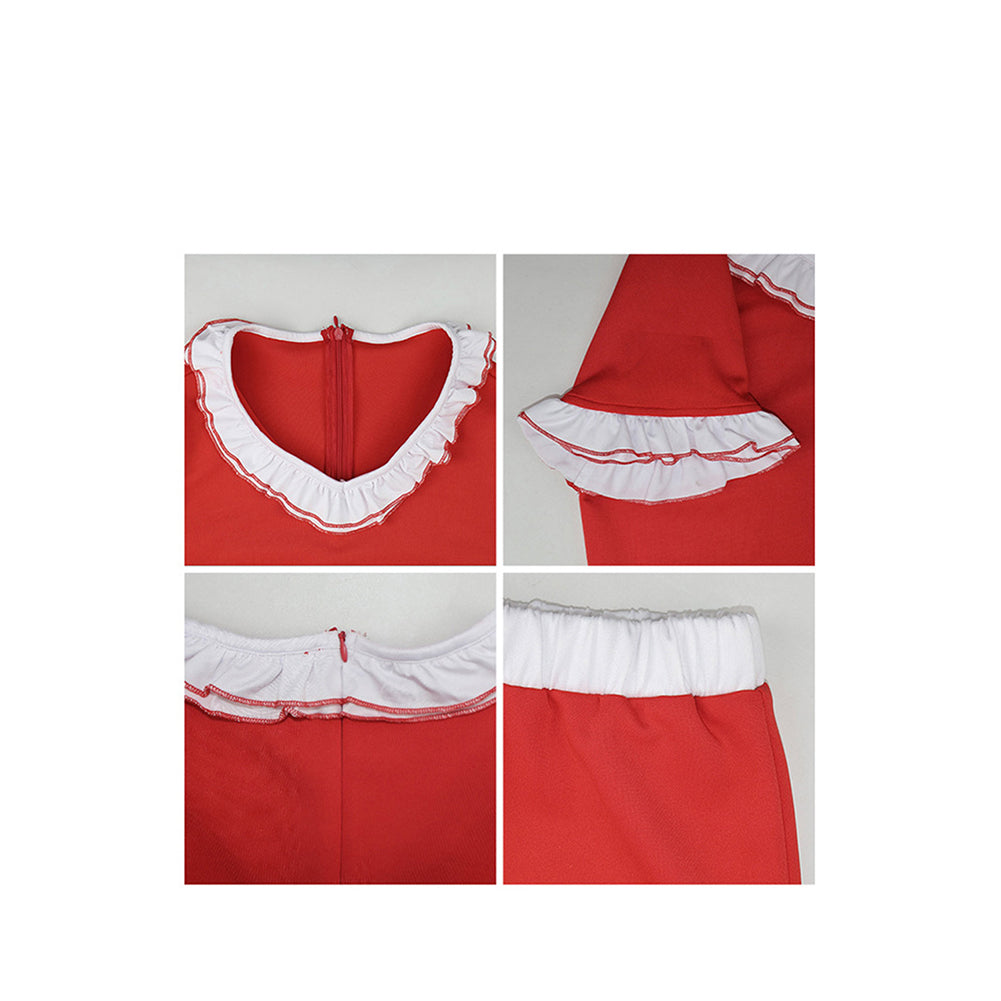 The Nightmare Before Christmas Sally Top Pants Set Outfits Halloween Carnival Cosplay Costume