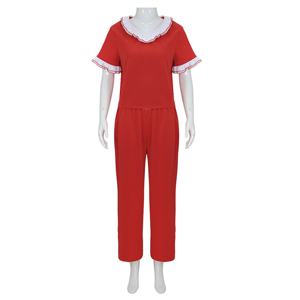 The Nightmare Before Christmas Sally Top Pants Set Outfits Halloween Carnival Cosplay Costume