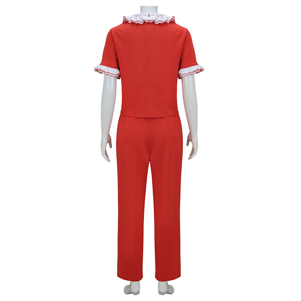 The Nightmare Before Christmas Sally Top Pants Set Outfits Halloween Carnival Cosplay Costume