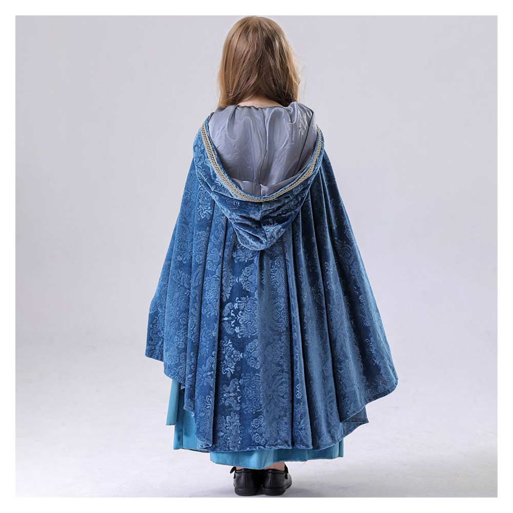 The Lord of the Rings Arwen Elf Hood Dress Set Halloween Renaissance Party Cosplay Costume