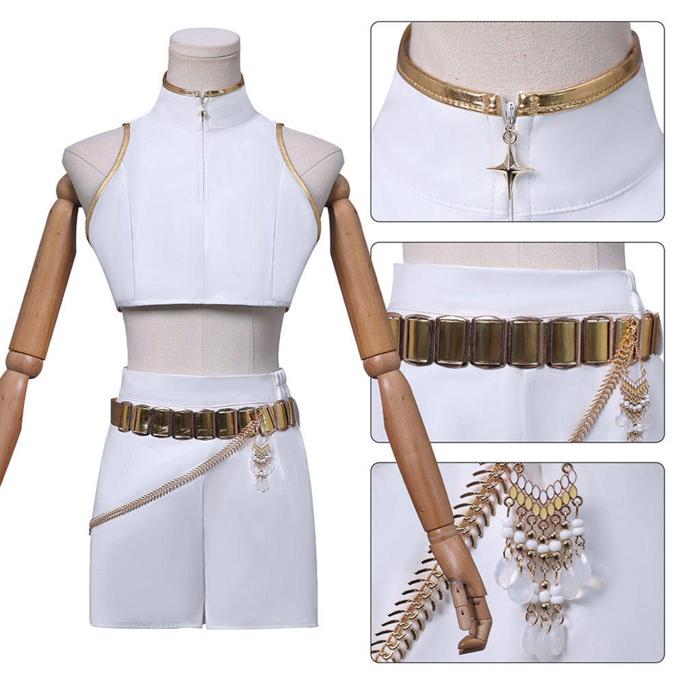 Kpop Demon Hunters Rumi What it Sounds Like Halloween Carnival Party Cosplay Costume