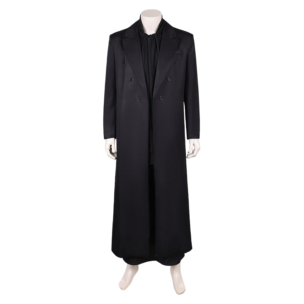 The Sandman Season 2 Morpheus Black Coat Set Outfits Halloween Carnival Party Cosplay Costume
