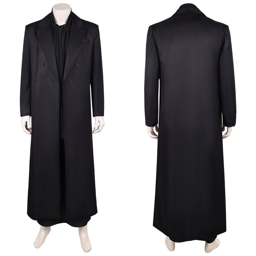 The Sandman Season 2 Morpheus Black Coat Set Outfits Halloween Carnival Party Cosplay Costume