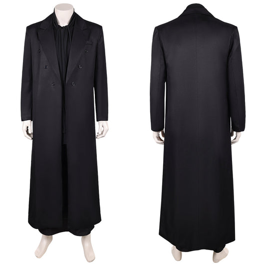 The Sandman Season 2 Morpheus Black Coat Set Outfits Halloween Carnival Party Cosplay Costume