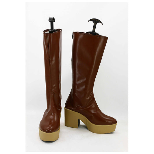 Fairy Tail Lucy High Heel Boots Cosplay Shoes Custom Made Halloween Costumes Accessories