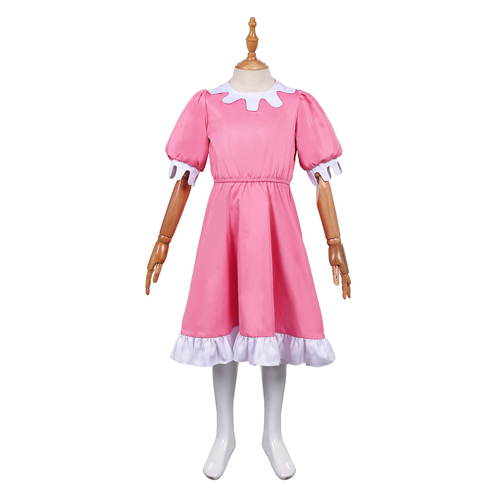 The Three Robbers Kids Children Pink Dress Halloween Carnival Party Cosplay Costume