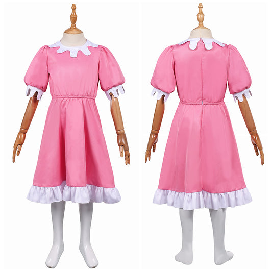 The Three Robbers Kids Children Pink Dress Halloween Carnival Party Cosplay Costume