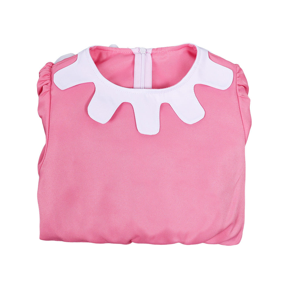 The Three Robbers Kids Children Pink Dress Halloween Carnival Party Cosplay Costume