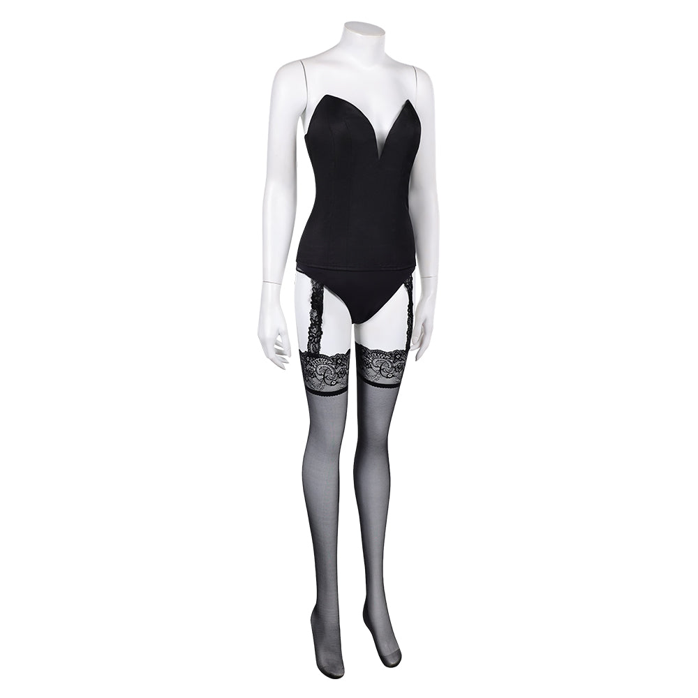 The Sandman Season 2 Desire Black Lingerie Outfits Halloween Carnival Party Cosplay Costume
