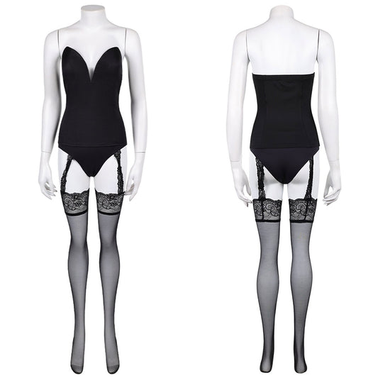 The Sandman Season 2 Desire Black Lingerie Outfits Halloween Carnival Party Cosplay Costume